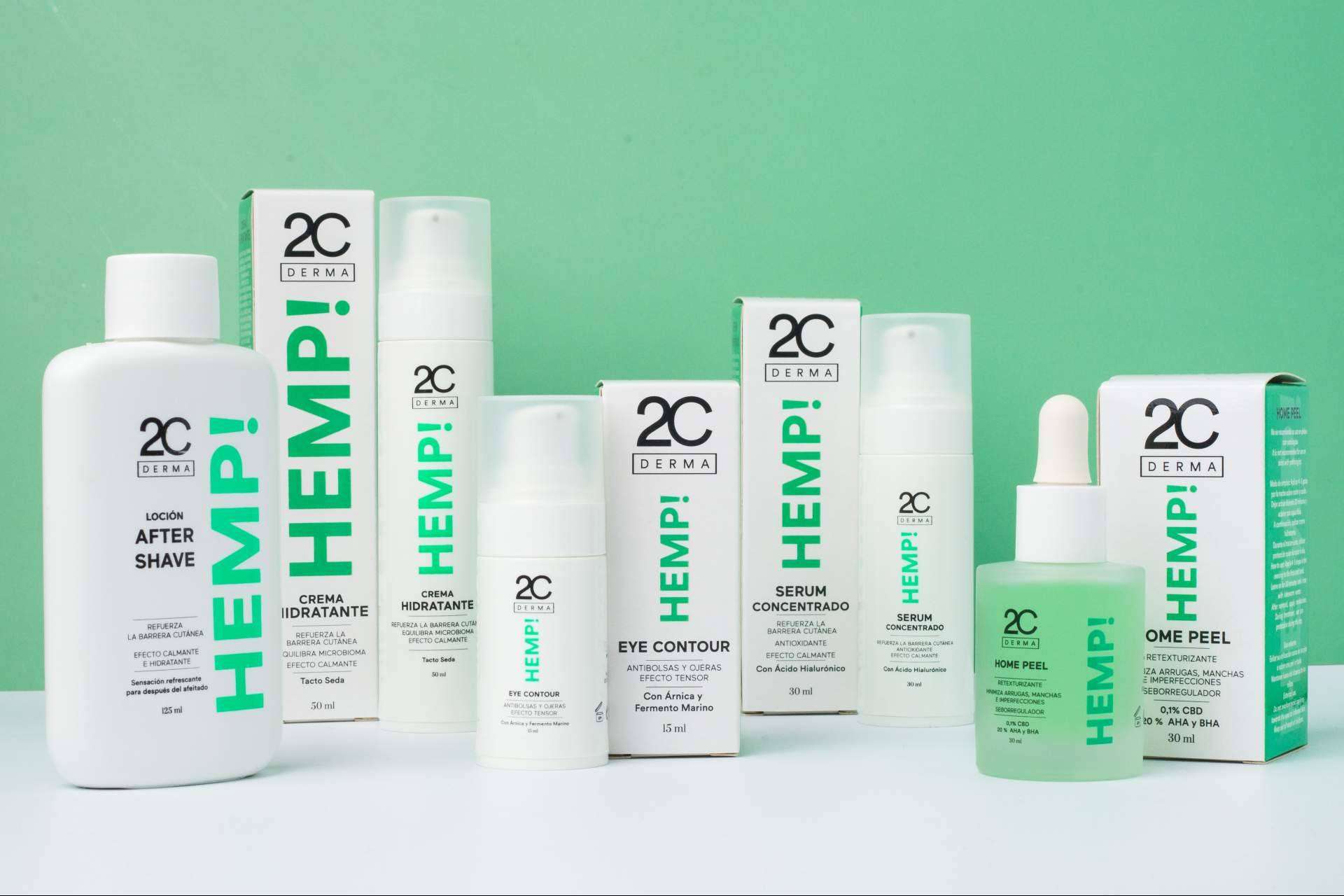 La línea HEMP! de 2CDerma