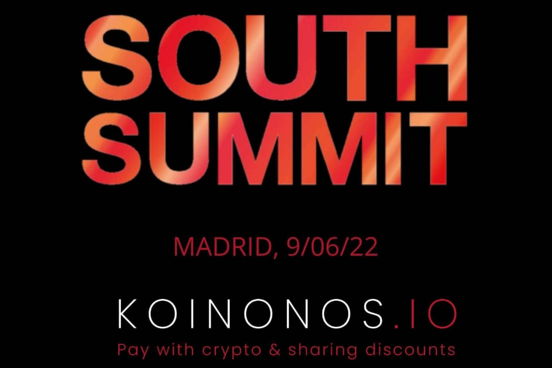Koinonos, la app para pagar con criptomonedas, tuvo presencia en el South Summit
