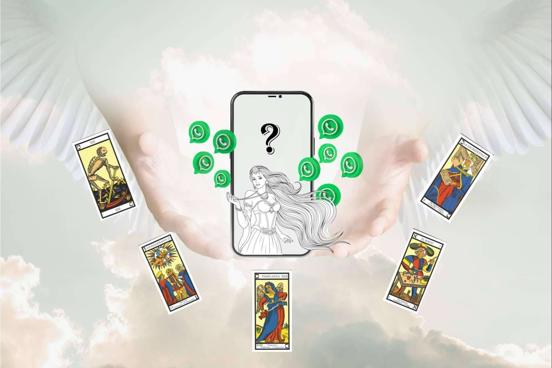 La Dama Mágica y su promoción de WhatsApp de primavera para consultas del tarot